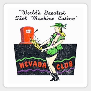 Nevada Club of Las Vegas ---- Vintage Aesthetic Sticker
